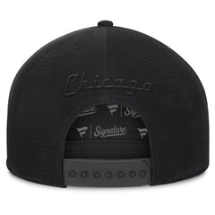 NHL Black Chicago Blackhawks Fanatics Front Office Adjustable Hat