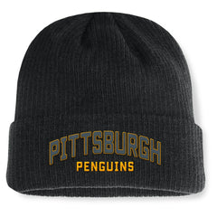 NHL Black Pittsburgh Penguins Fanatics Andee Cuffed Beanie