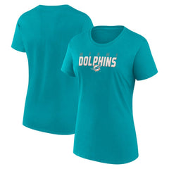 Logo Athletic Women's Lean T-Shirt - Miami Dolphins