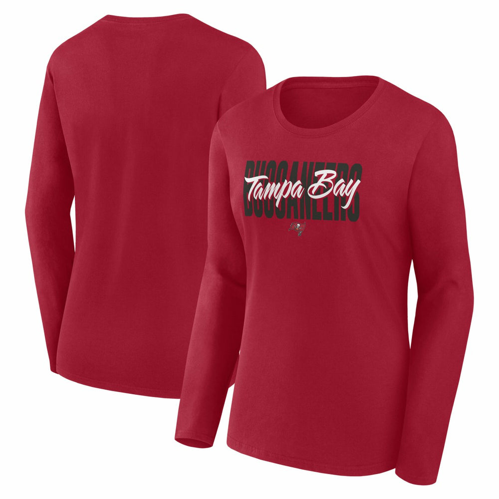 Logo Athletic Women's Grip Long Sleeve T-Shirt - Tampa Bay Buccaneers