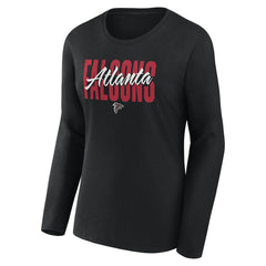 Logo Athletic Women's Grip Long Sleeve T-Shirt - Atlanta Falcons