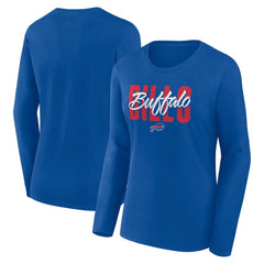 Logo Athletic Women's Grip Long Sleeve T-Shirt - Buffalo Bills