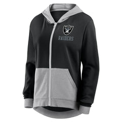 Logo Athletic Women's Hit It French Terry Full-Zip Hoodie - Las Vegas Raiders