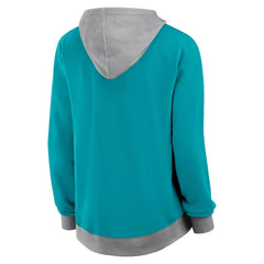 Logo Athletic Women's Hit It French Terry Full-Zip Hoodie - Miami Dolphins