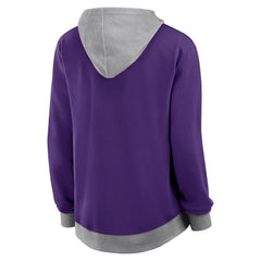 Logo Athletic Women's Hit It French Terry Full-Zip Hoodie - Minnesota Vikings