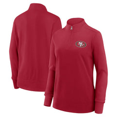 Logo Athletic Women's Velocity Quarter-Zip Jacket - San Francisco 49ers
