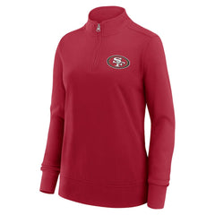 Logo Athletic Women's Velocity Quarter-Zip Jacket - San Francisco 49ers