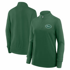 Logo Athletic Women's Velocity Quarter-Zip Jacket - New York Jets