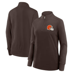 Logo Athletic Women's Velocity Quarter-Zip Jacket - Cleveland Browns