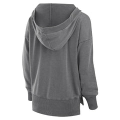 Women's Initiative Snow Wash French Terry V-Neck Pullover Hoodie - New Orleans Saints