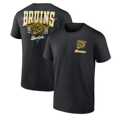 NHL Black Boston Bruins Logo Athletic Never Over T-Shirt