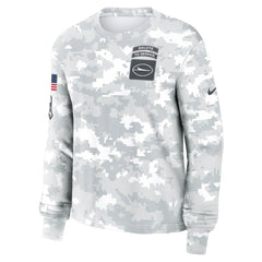 Women's 2024 Salute To Service Dri-FIT Long Sleeve T-Shirt - New York Jets