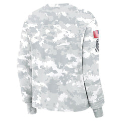Women's 2024 Salute To Service Dri-FIT Long Sleeve T-Shirt - New York Jets
