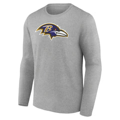 Lamar Jackson Icon Player Name & Number Long Sleeve T-Shirt - Baltimore Ravens