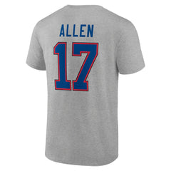 Josh Allen Icon Player Name & Number T-Shirt - Buffalo Bills