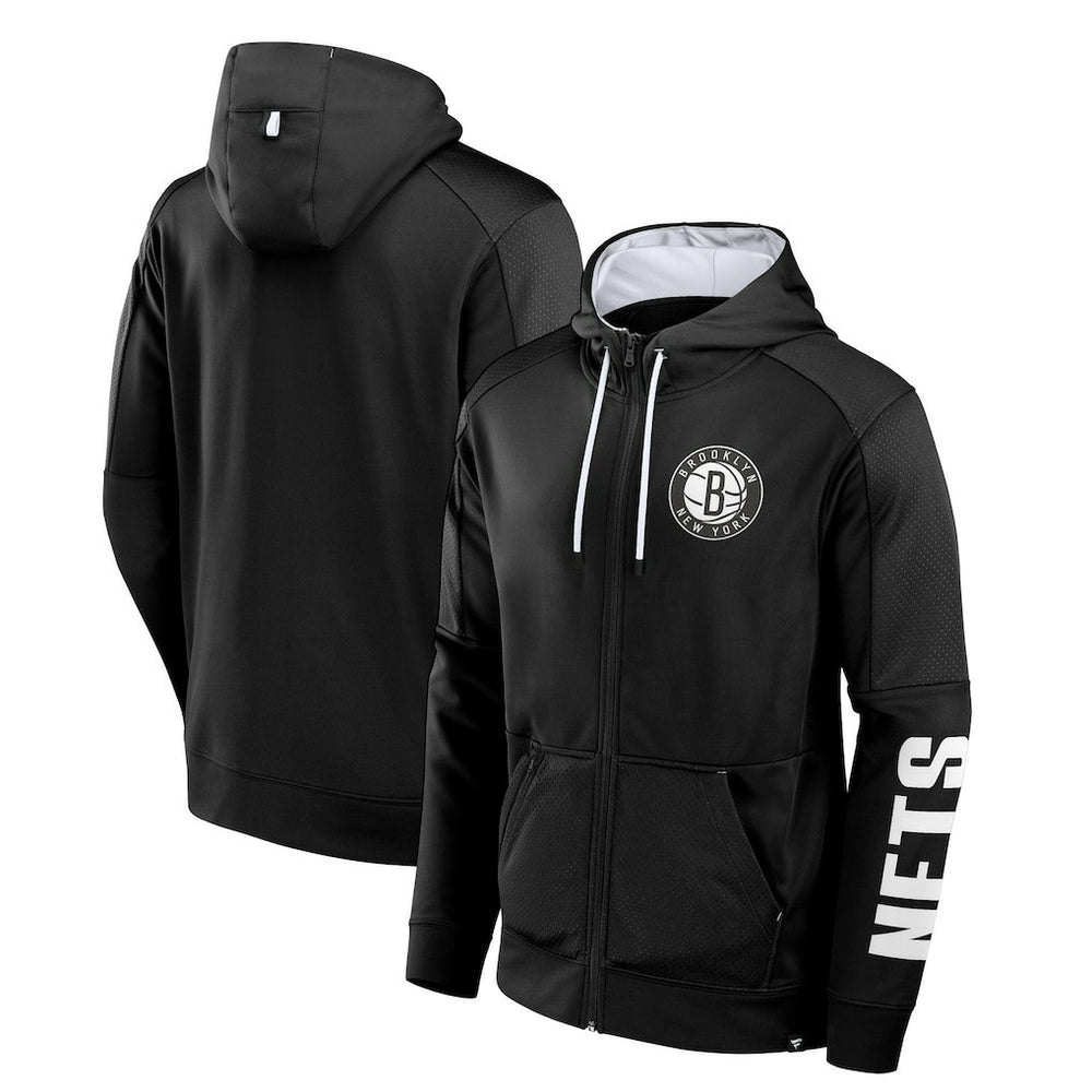 NBA Brooklyn Nets Baller Defender Performance Full-Zip Hoodie