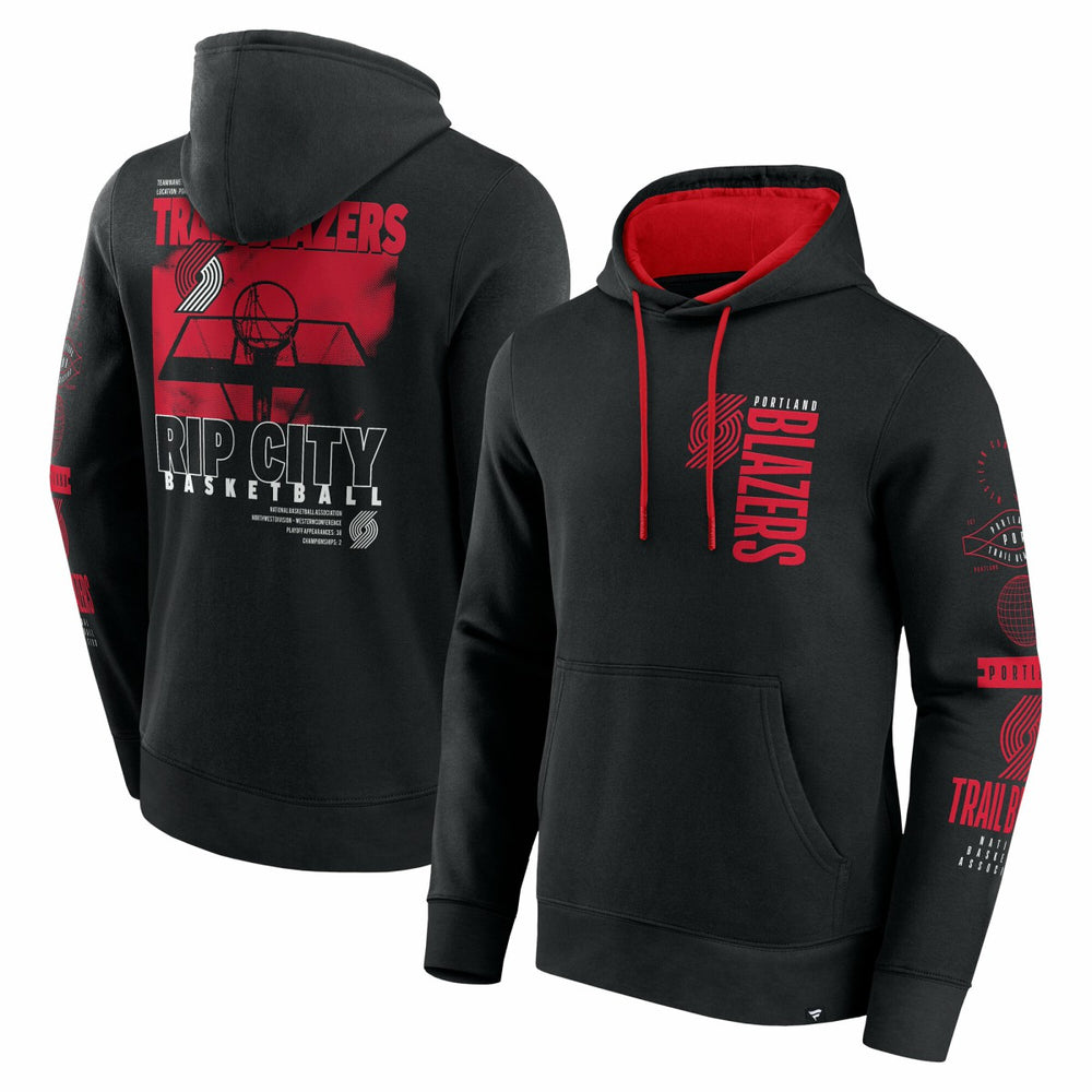 NBA Portland Trail Blazers Game Time Crossover Pullover Hoodie