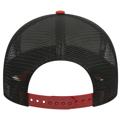 AC Milan New Era 9FORTY A-Frame Trucker Adjustable Hat - New Era Brown