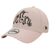 AC Milan New Era Youth Needle Corduroy 9FORTY Adjustable Hat - New Era Light Pink