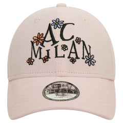 AC Milan New Era Youth Needle Corduroy 9FORTY Adjustable Hat - New Era Light Pink