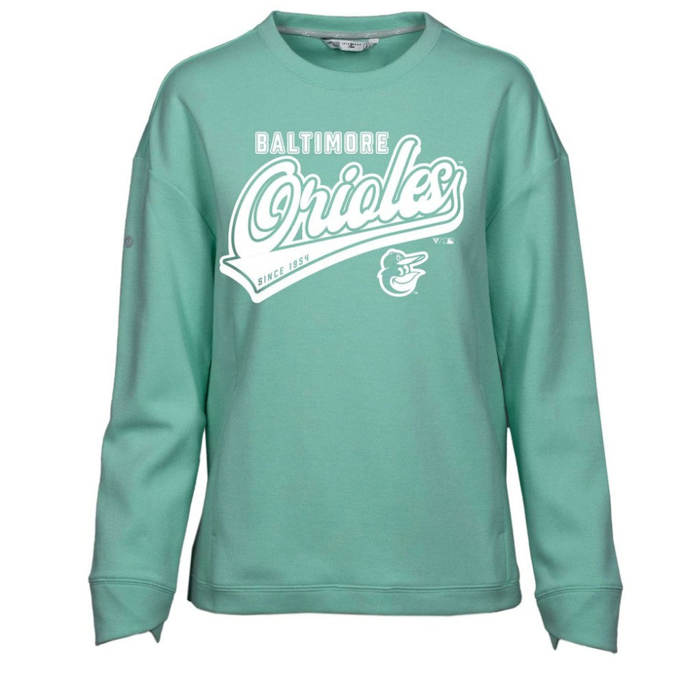 MLB Baltimore Orioles Levelwear Women's Fiona Sweep Pullover Sweatshirt