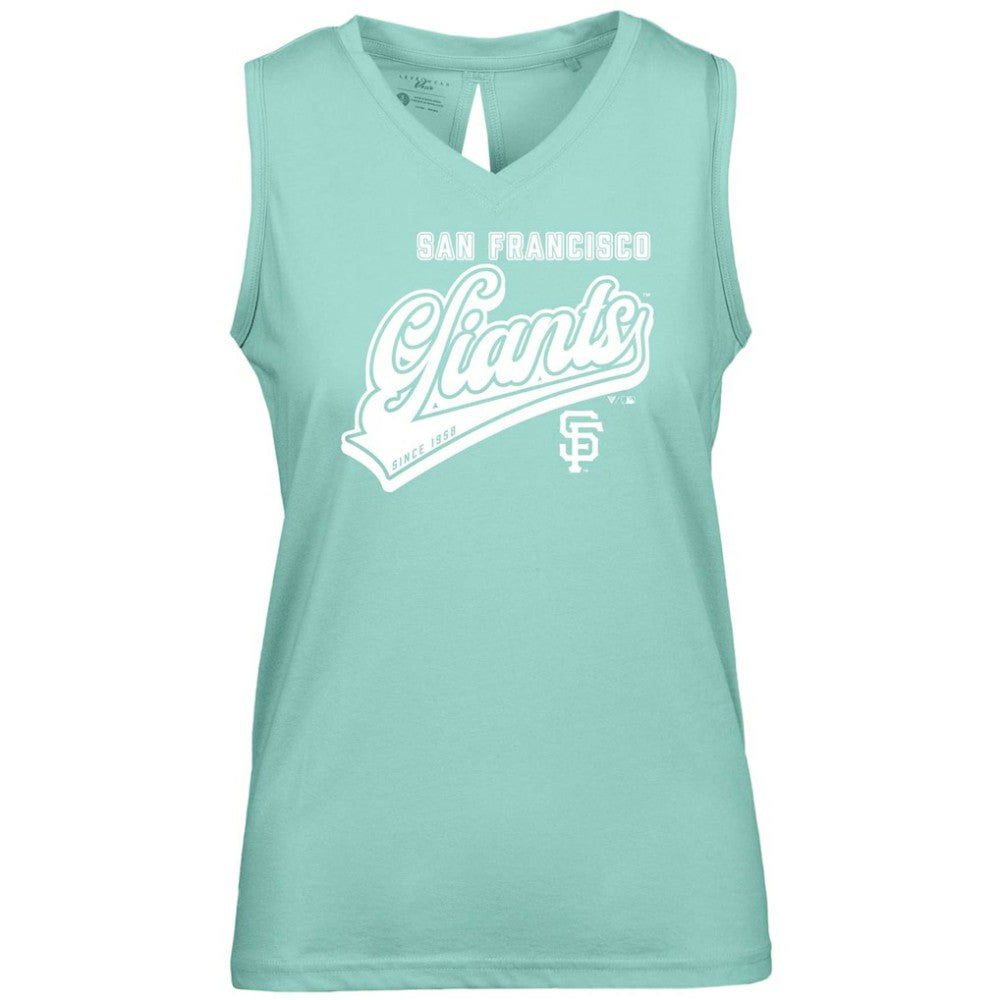 MLB San Francisco Giants Levelwear Women's Paisley Sweep V-Neck Tank Top