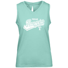 MLB Texas Rangers Levelwear Women's Paisley Sweep V-Neck Tank Top