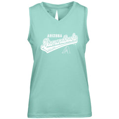 MLB Arizona Diamondbacks Levelwear Women's Paisley Sweep V-Neck Tank Top
