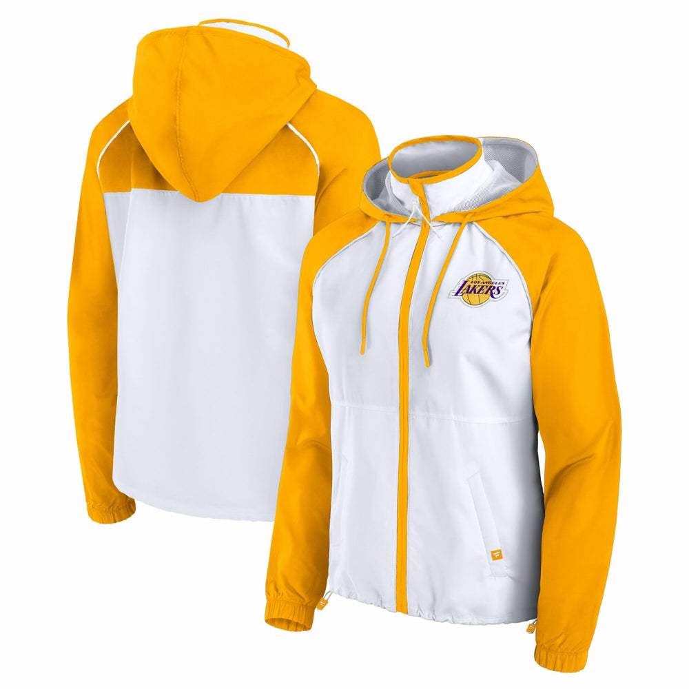 NBA Los Angeles Lakers Women's Anorak Raglan Full-Zip Hoodie Jacket
