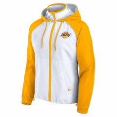 NBA Los Angeles Lakers Women's Anorak Raglan Full-Zip Hoodie Jacket