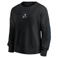 NBA Philadelphia 76ers Women's Oversized Game Day Pullover Sweatshirt