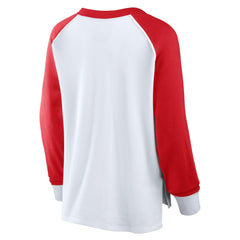 NBA Chicago Bulls Women's Open Lane Waffle Long Sleeve V-Neck T-Shirt sale