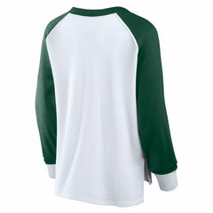 NBA Milwaukee Bucks Women's Open Lane Waffle Long Sleeve V-Neck T-Shirt