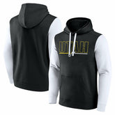 NBA Utah Jazz Logo Athletic Outline Colorblock Pullover Hoodie