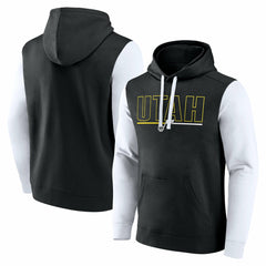 NBA Utah Jazz Logo Athletic Outline Colorblock Pullover Hoodie
