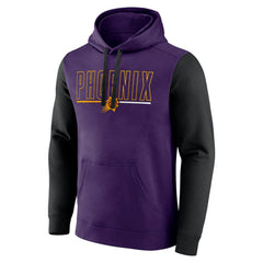 NBA Phoenix Suns Logo Athletic Outline Colorblock Pullover Hoodie sale