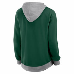 NBA Milwaukee Bucks Logo Athletic Women's Hit It French Terry Full-Zip Hoodie