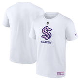 NHL White Seattle Kraken Fanatics 2024 Hockey Fights Cancer T-Shirt