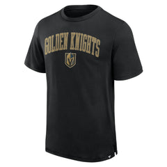 NHL Black Vegas Golden Knights Fanatics Elevated Pima T-Shirt
