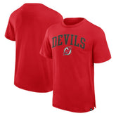 NHL Red New Jersey Devils Fanatics Elevated Pima T-Shirt