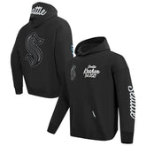 NHL Black Seattle Kraken Pro Standard Paint the City Pullover Hoodie