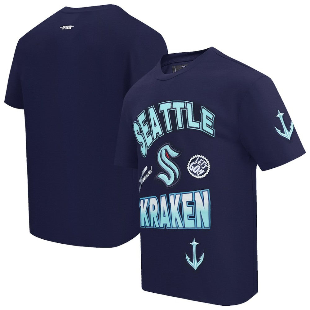 NHL Deep Sea Blue Seattle Kraken Pro Standard Turn It Up T-Shirt