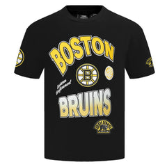 NHL Black Boston Bruins Pro Standard Turn It Up T-Shirt