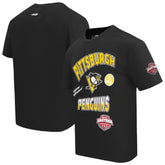 NHL Black Pittsburgh Penguins Pro Standard Turn It Up T-Shirt
