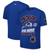 NHL Blue Colorado Avalanche Pro Standard Turn It Up Dropped Shoulder T-Shirt