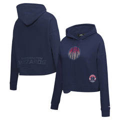 NBA Washington Wizards Pro Standard Women's Jewels Cropped Pullover Hoodie