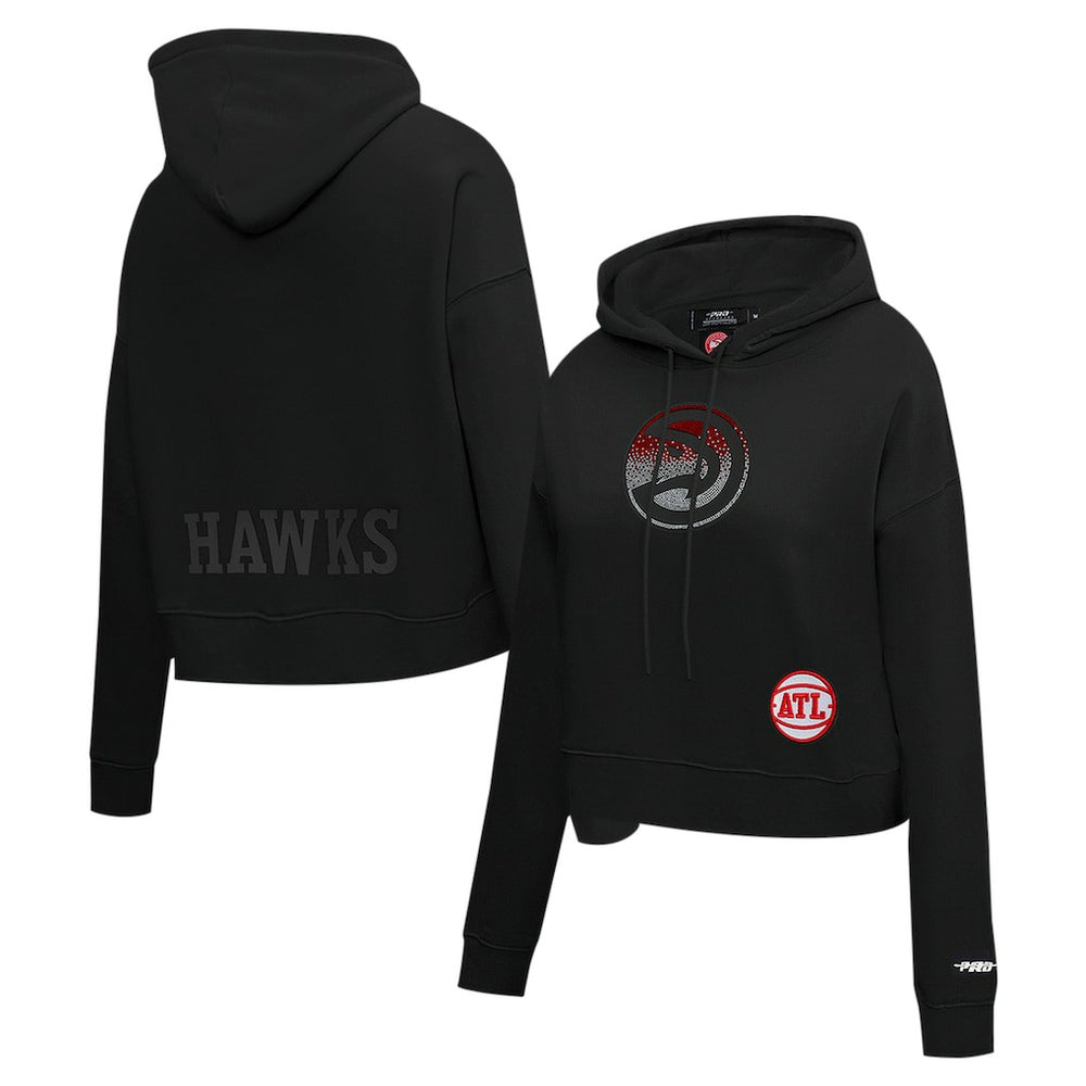 NBA Atlanta Hawks Pro Standard Women's Jewels Cropped Pullover Hoodie