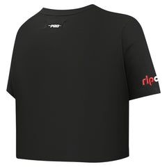 NBA Portland Trail Blazers Pro Standard Women's Jewels Boxy Cropped T-Shirt