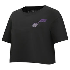 NBA Utah Jazz Pro Standard Women's Jewels Boxy Cropped T-Shirt