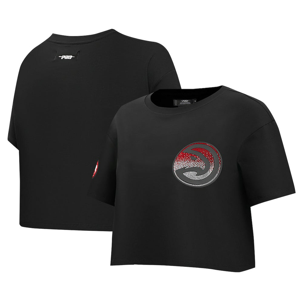 NBA Atlanta Hawks Pro Standard Women's Jewels Boxy Cropped T-Shirt